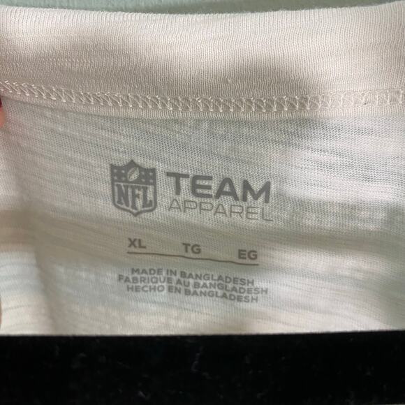 NFL Team Apparel Women Kansas City Chiefs White & Red Graphics SS Tee Size XL - Picture 3 of 8